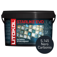 Затирка эпоксидная Litokol Starlike EVO S.145 черный 2,5 кг L0485200003
