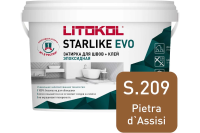 Затирка эпоксидная Litokol Starlike EVO S.209 карамель 1 кг L0499210002
