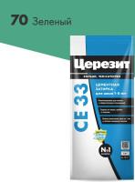 Затирка Церезит Comfort CE 33 Зеленая №70 2 кг