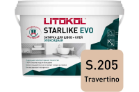 Затирка эпоксидная Litokol Starlike EVO S.205 бежевый 5 кг L0485230004