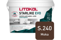 Затирка эпоксидная Litokol Starlike EVO S.240 коричневый 2,5 кг L0499220004