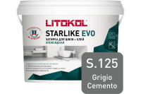 Затирка эпоксидная Litokol Starlike EVO S.125 серый 2,5 кг L0485170003