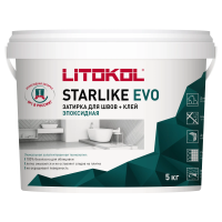 Затирка эпоксидная Litokol Starlike EVO S.145 черный 5 кг L0485200004