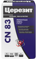 Ремонтная смесь Церезит CN 83 для срочного ремонта бетона 5-35 мм 25 кг 792207