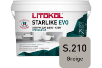 Затирка эпоксидная Litokol Starlike EVO S.210 серо-бежевый 2,5 кг L0485250003