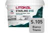 Затирка эпоксидная Litokol Starlike EVO S.105 белый титан 5 кг L0485130004