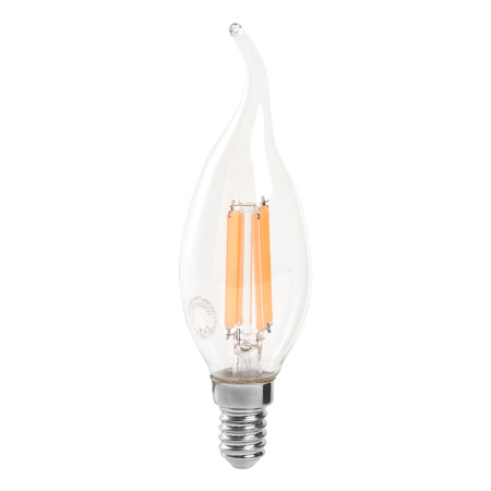 Лампа светодиодная Feron LB-718 Свеча на ветру E14 15W 230V 4000K 38263