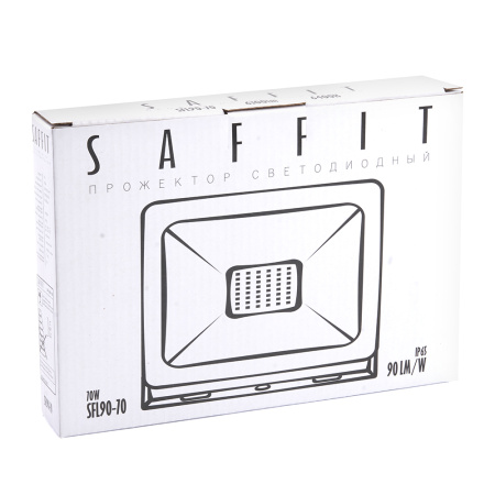 Светодиодный прожектор SAFFIT SFL90-70 IP65 70W 6400K черный 55176