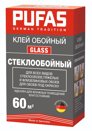 Клей для стеклообоев сухой PUFAS 500 гр (60 м²) (10) 000914092
