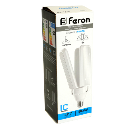 Лампа светодиодная Feron LB-653 E27 50W 175-265V 4000K