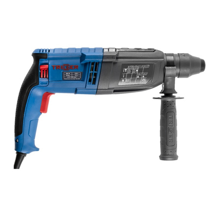 Перфоратор сетевой Trigger 20027, SDS-plus 28 мм 800Вт 3 режима 3,2Дж, L кабеля=4м,кейс