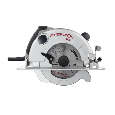 Пила циркулярная сетевая Интерскол ДП-165/1200, 1,2кВт, d=165 мм, глуб.пропила=55 мм