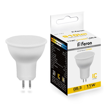 Лампа светодиодная Feron LB-760 MR16 G5.3 11W 175-265V 2700K 38137