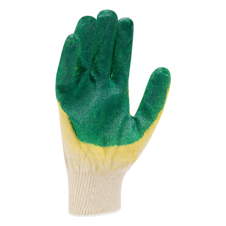 Перчатки х/б 13-кл. с двойным латексным обливом (100)