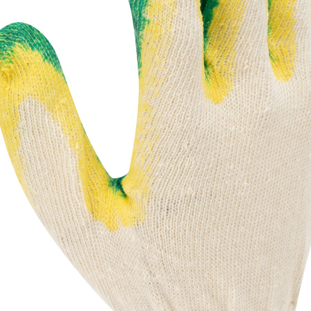 Перчатки х/б 13-кл. с двойным латексным обливом (100)