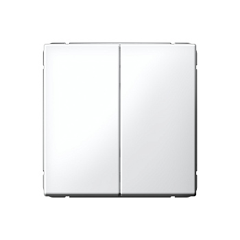 ARTGALLERY 2-клавишный выключатель, сх.5, 10АХ, механизм, лотос