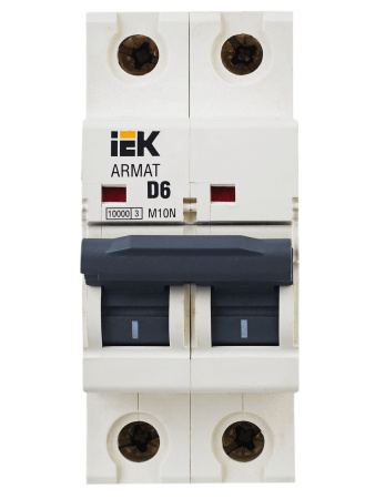 IEK ARMAT Автоматический выключатель M10N 2P D 6А