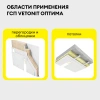 Гипсокартон Vetonit (Gyproc) Оптима 12,5х1200х2500 мм (50)