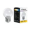 Лампа светодиодная Feron LB-37 Шарик прозрачный E27 1W 230V 2700K 38119