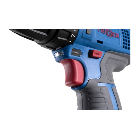 Дрель-шуруповерт Trigger 20101, 2 аккумулятора Li-ion (1,5Ач), 12V, 10 мм, 25 Нм, обойма, кейс