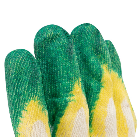 Перчатки х/б 13-кл. с двойным латексным обливом (100)