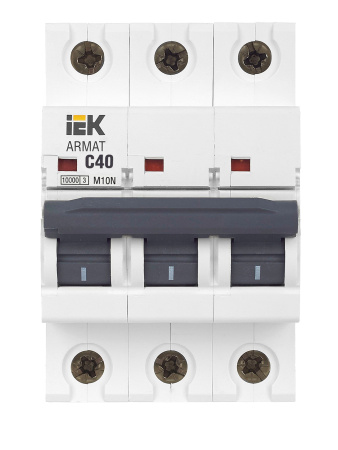 IEK ARMAT Автоматический выключатель M10N 3P C 40А